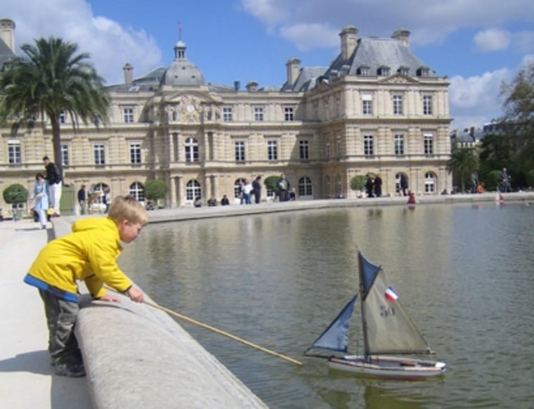 The boat pond in the Jardin du Luxembourg has always been a hot spot for young boys.